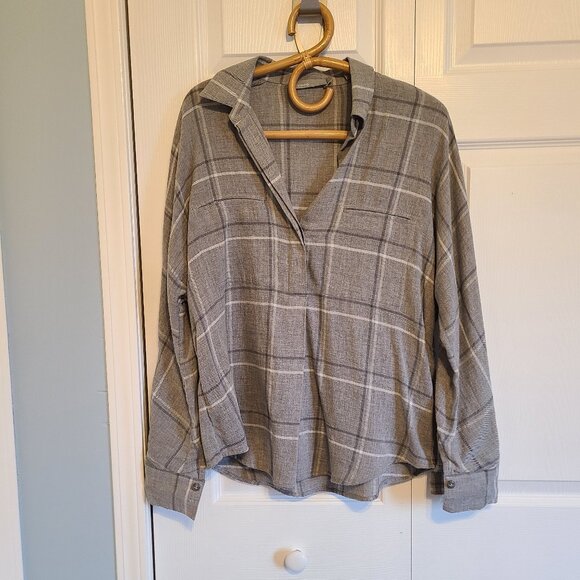 Vince plaid flannel shirt - Picture 1 of 10